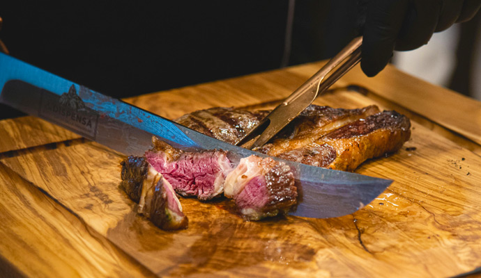 Steak Medium rare - teplota 56 °C